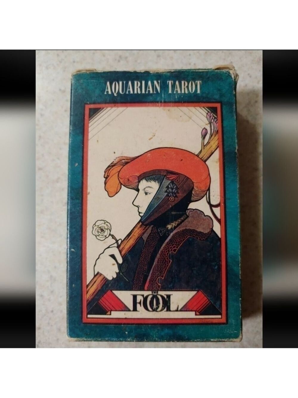 Vintage 1970 Aquarian Tarot Cards Deck Set Medieval Morgan Press Palladini! EXC
